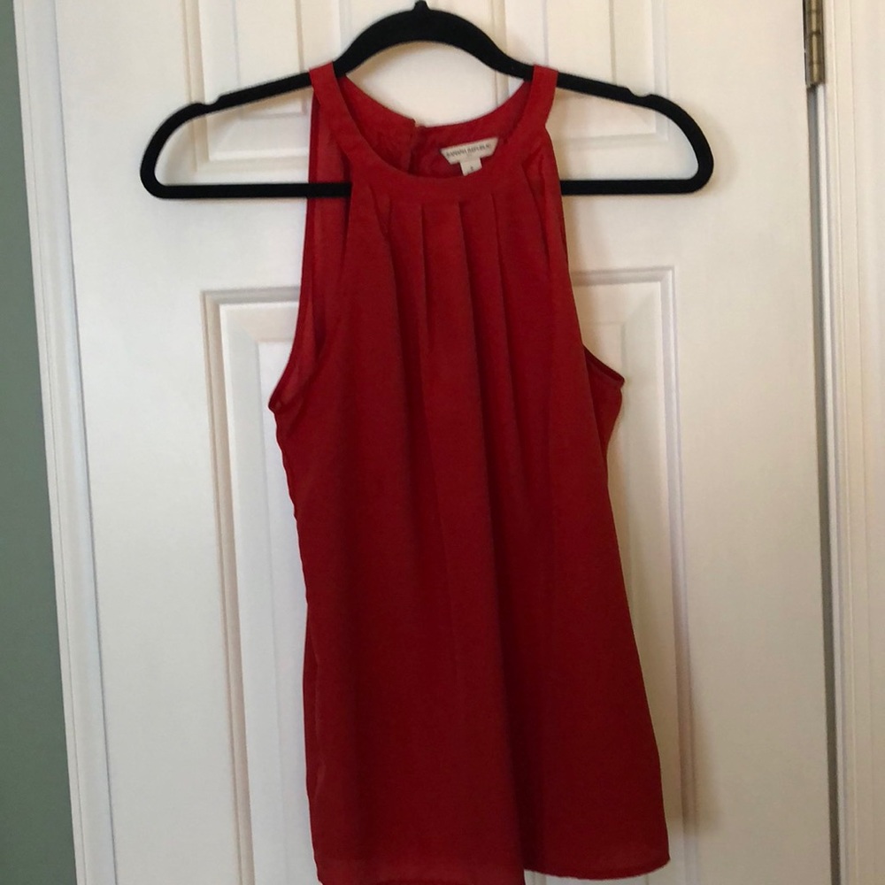 Red top from banana republic in size s